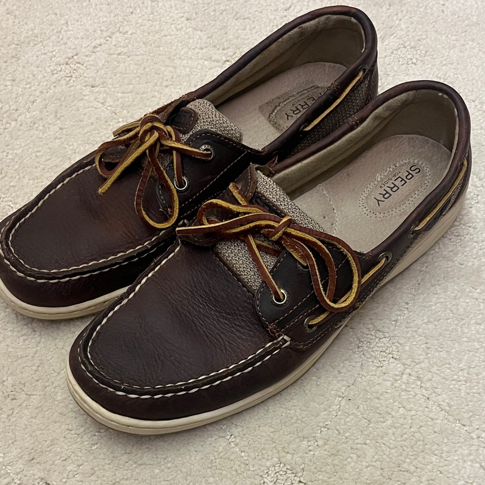 Sperry Topsider Wms 10 Leather Boatshows